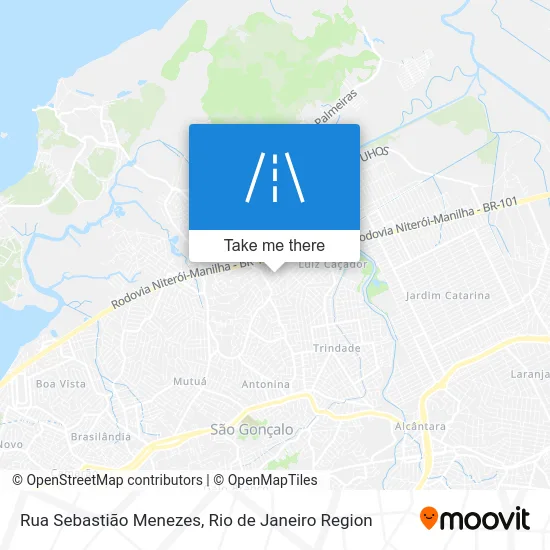 Rua Sebastião Menezes map