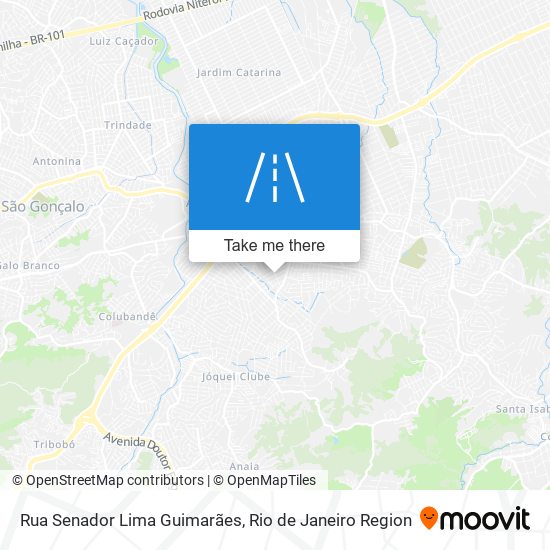 Rua Senador Lima Guimarães map