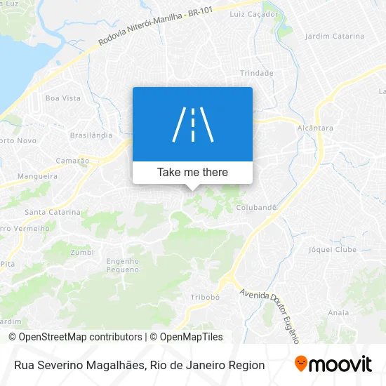 Rua Severino Magalhães map