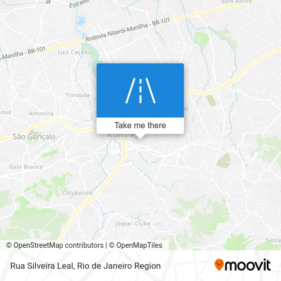 Rua Silveira Leal map
