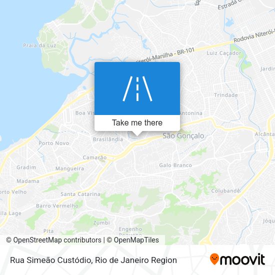 Rua Simeão Custódio map
