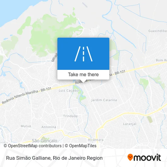 Rua Simão Galliane map