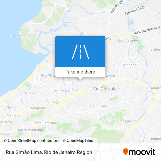 Rua Simão Lima map
