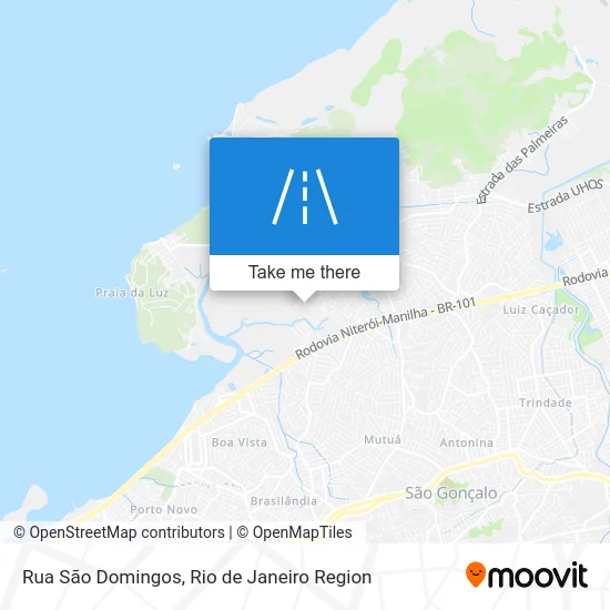 Rua São Domingos map