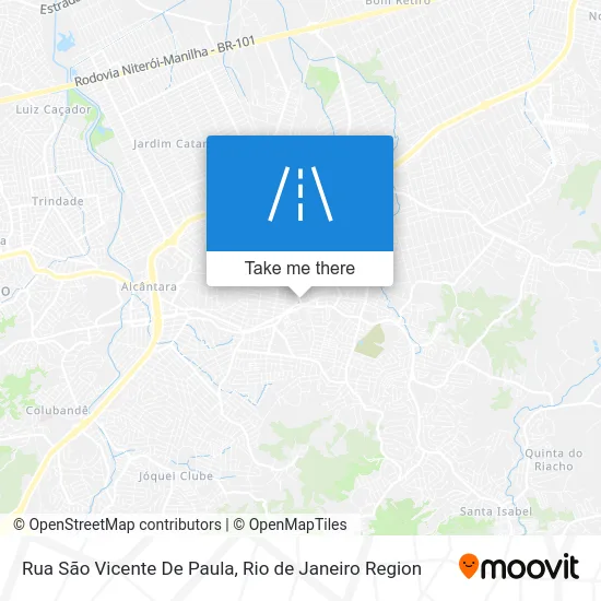 Rua São Vicente De Paula map