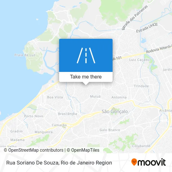 Rua Soriano De Souza map
