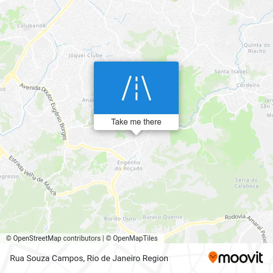 Rua Souza Campos map