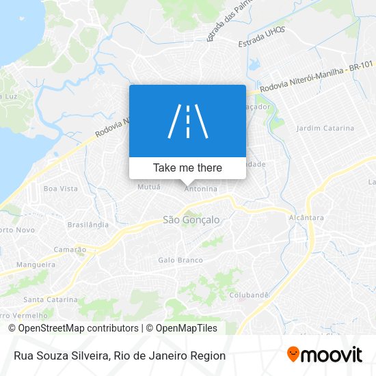 Rua Souza Silveira map