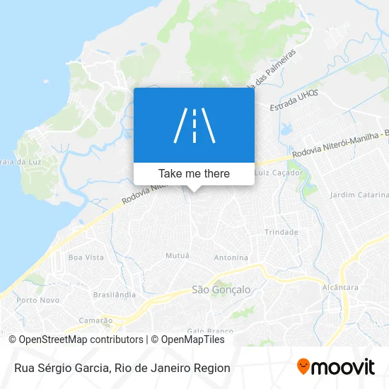 Rua Sérgio Garcia map