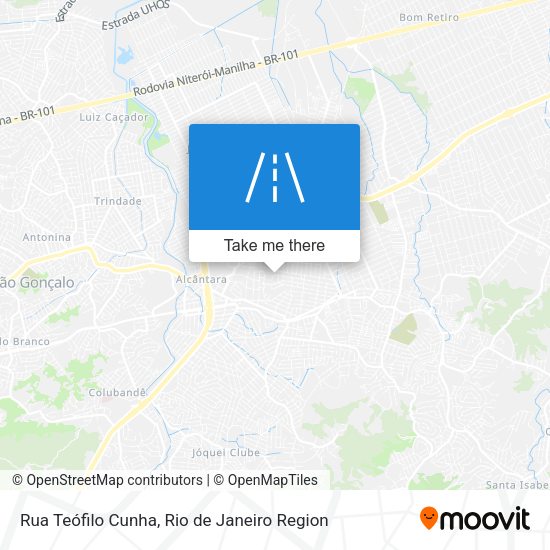 Rua Teófilo Cunha map