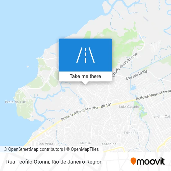 Rua Teófilo Otonni map