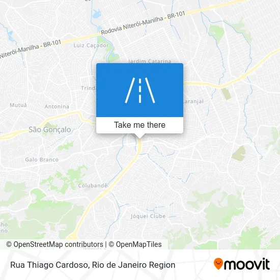 Rua Thiago Cardoso map