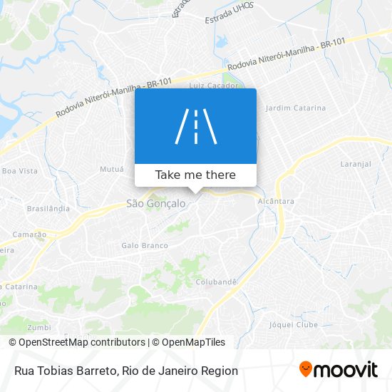 Mapa Rua Tobias Barreto