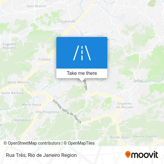 Rua Três map