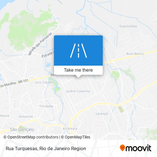 Rua Turquesas map