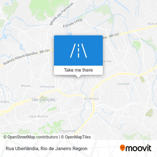 Rua Uberlândia map