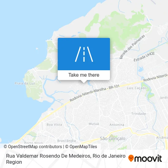 Rua Valdemar Rosendo De Medeiros map