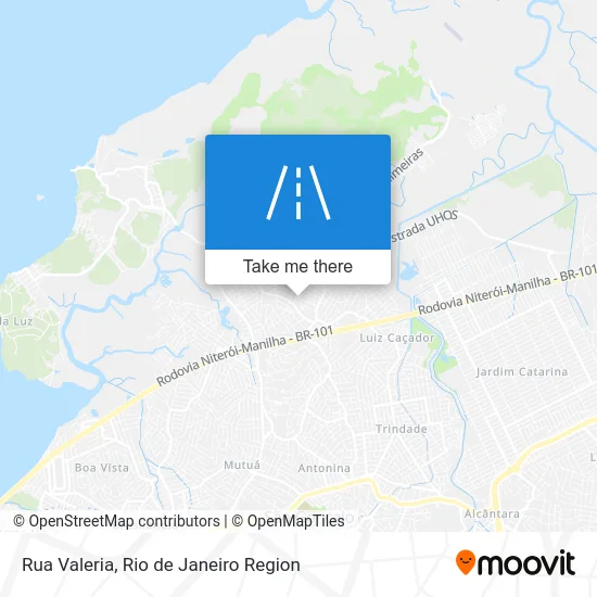 Rua Valeria map