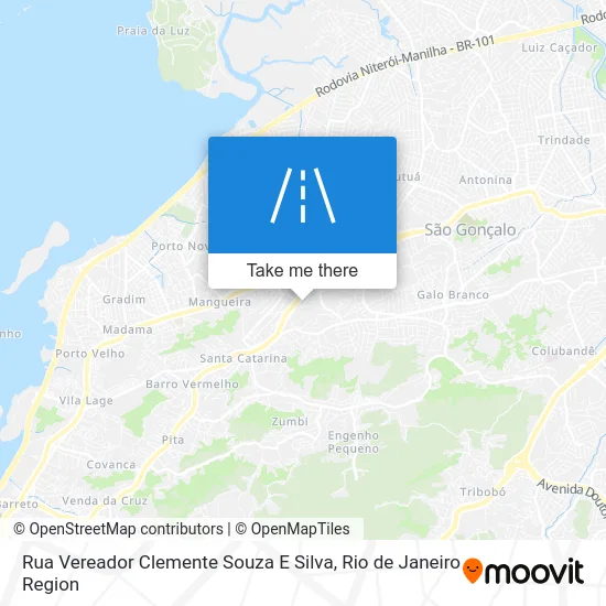 Rua Vereador Clemente Souza E Silva map