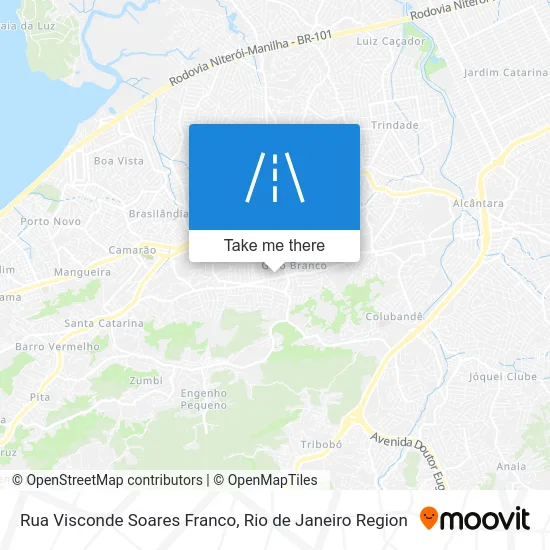 Rua Visconde Soares Franco map