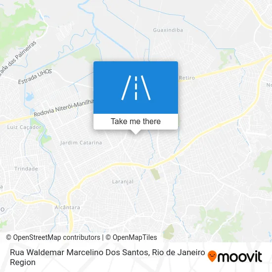 Rua Waldemar Marcelino Dos Santos map