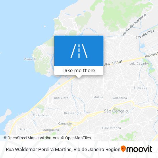 Rua Waldemar Pereira Martins map