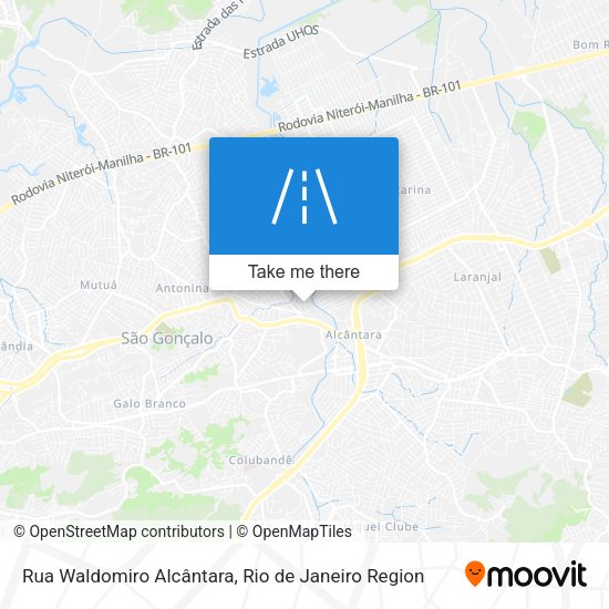 Rua Waldomiro Alcântara map