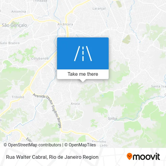 Rua Walter Cabral map