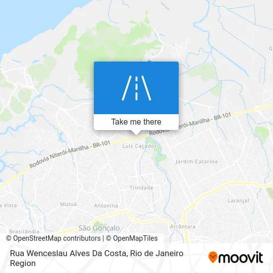 Rua Wenceslau Alves Da Costa map