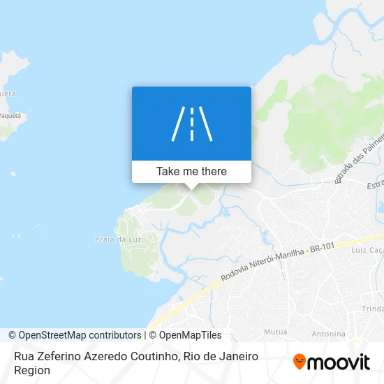 Rua Zeferino Azeredo Coutinho map