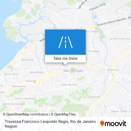 Travessa Francisco Leopoldo Regis map