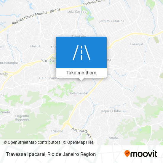 Mapa Travessa Ipacarai