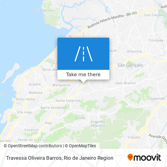 Mapa Travessa Oliveira Barros