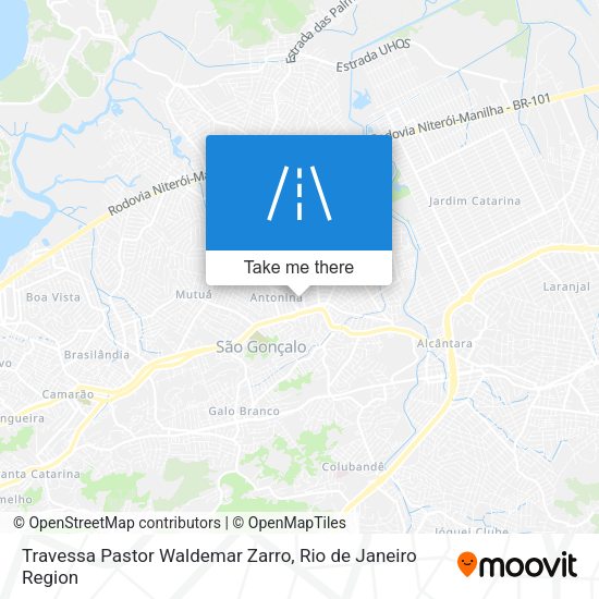 Travessa Pastor Waldemar Zarro map