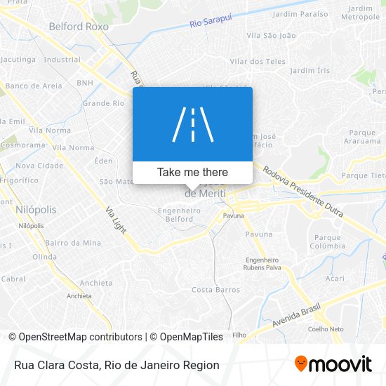 Rua Clara Costa map