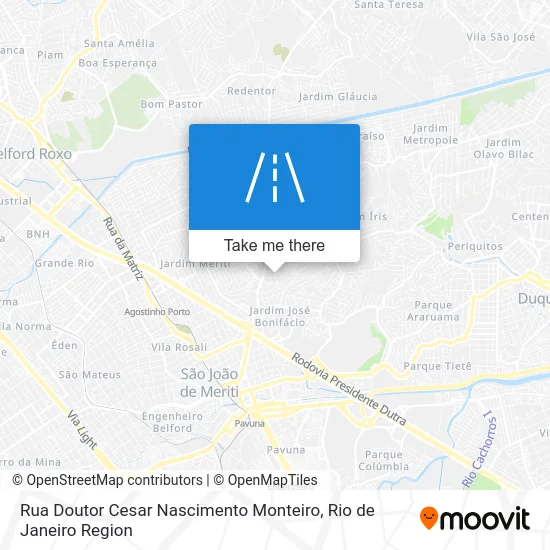 Rua Doutor Cesar Nascimento Monteiro map