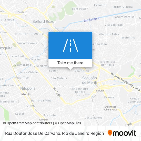 Rua Doutor José De Carvaho map
