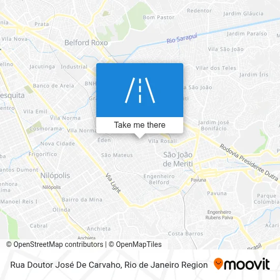 Rua Doutor José De Carvaho map