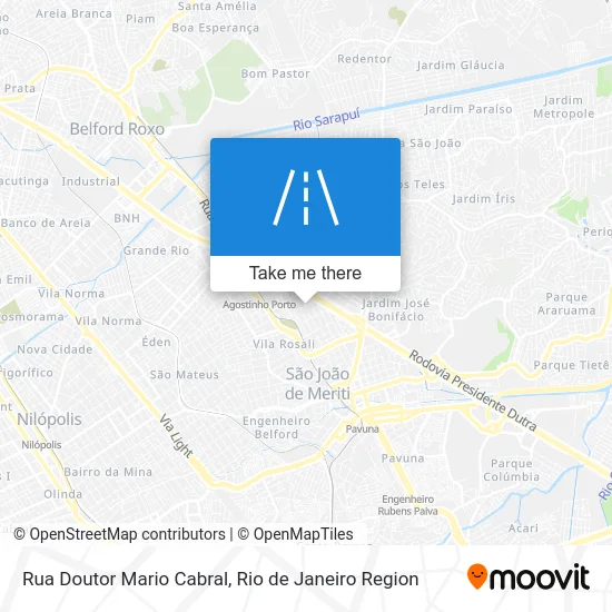 Rua Doutor Mario Cabral map