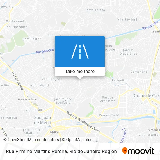 Rua Firmino Martins Pereira map