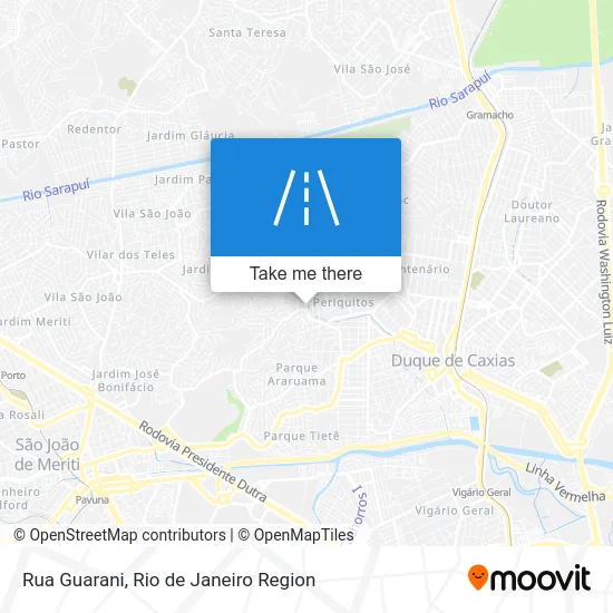 Rua Guarani map