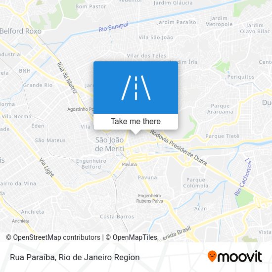 Rua Paraíba map