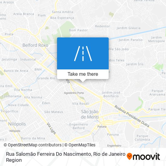 Rua Salomão Ferreira Do Nascimento map