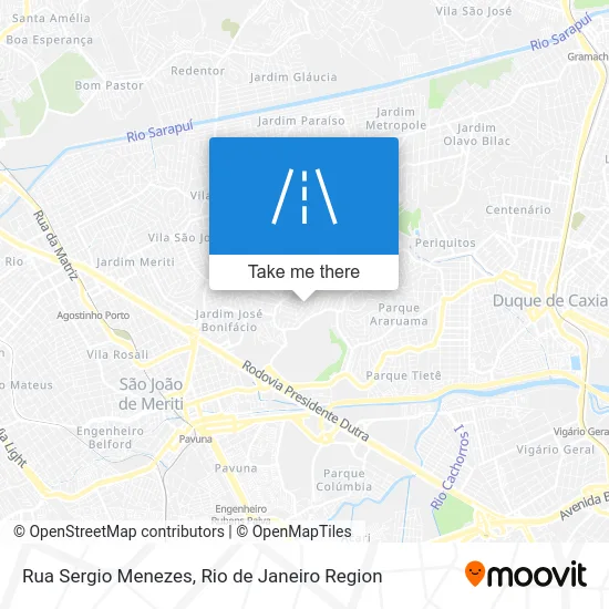 Rua Sergio Menezes map