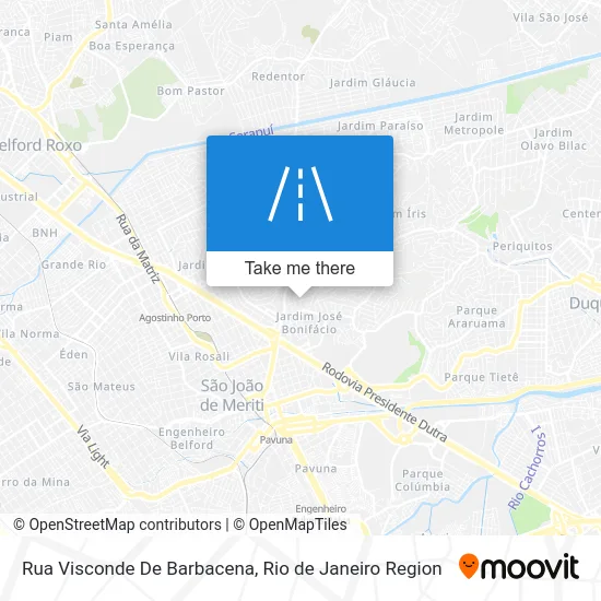 Rua Visconde De Barbacena map