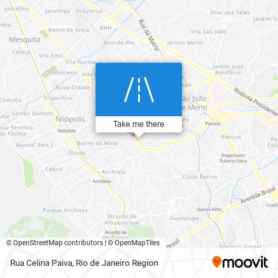 Rua Celina Paiva map