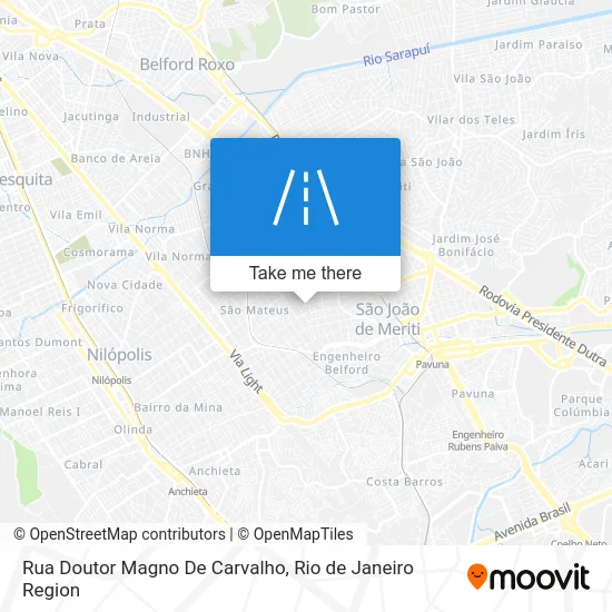 Rua Doutor Magno De Carvalho map