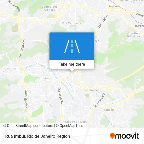Rua Imbuí map