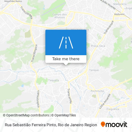 Mapa Rua Sebastião Ferreira Pinto