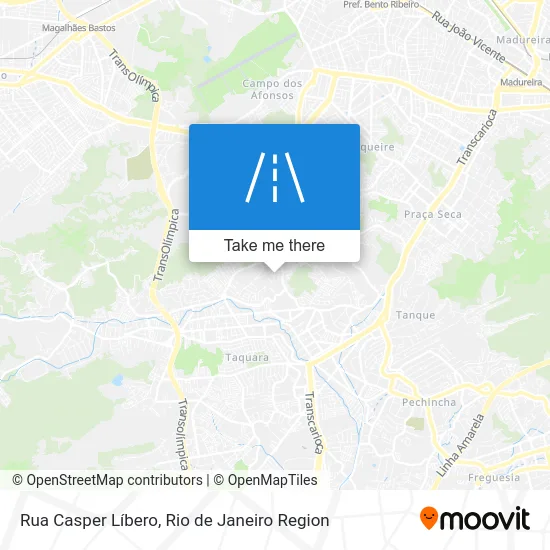 Rua Casper Líbero map